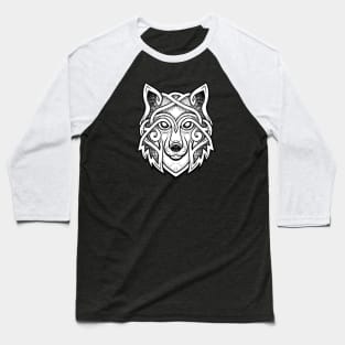 Wolf spirit celtic style Baseball T-Shirt